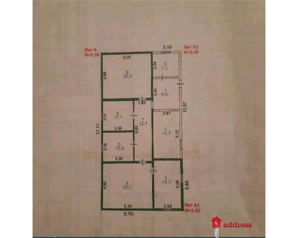 Купить дом улица Есена Досымова 74 Атырау р-н, Атырауская область. продажа  6 комн. дома от посредника на Address.com.kz ID57309972